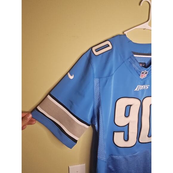 Detroit Lions #90 Ndamukong Suh Nike Stitched Sewn NFL Jersey Size 44 - Picture 4 of 10